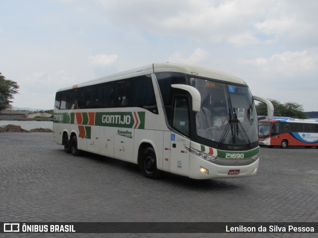Empresa Gontijo de Transportes 21690 na cidade de Caruaru, Pernambuco, Brasil, por Lenilson da Silva Pessoa. Número da foto: #12710214.