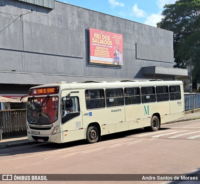 Araucária Transportes Coletivos 19052 na cidade de Araucária, Paraná, Brasil, por Andre Santos de Moraes. Número da foto: #12711250.
