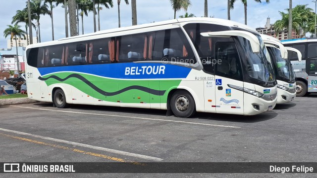 Bel-Tour Transportes e Turismo 311 na cidade de Aparecida, São Paulo, Brasil, por Diego Felipe. Número da foto: #12710789.