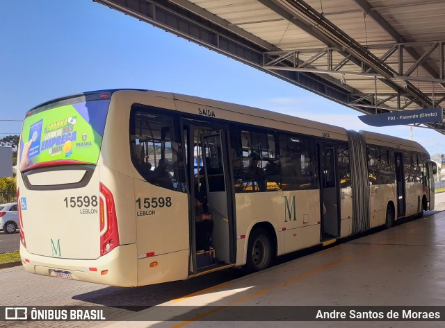 Leblon Transporte de Passageiros 15598 na cidade de Fazenda Rio Grande, Paraná, Brasil, por Andre Santos de Moraes. Número da foto: #12711212.