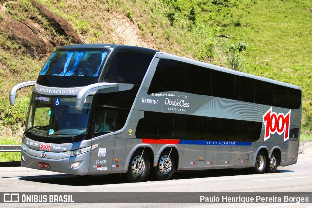 Auto Viação 1001 RJ 108.1140 na cidade de Piraí, Rio de Janeiro, Brasil, por Paulo Henrique Pereira Borges. Número da foto: #12709957.
