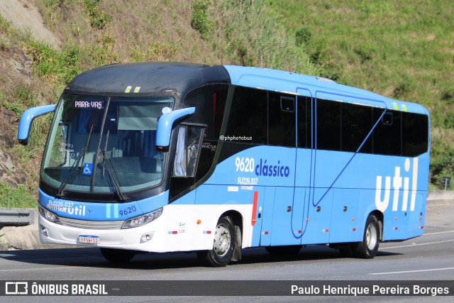 UTIL - União Transporte Interestadual de Luxo 9620 na cidade de Piraí, Rio de Janeiro, Brasil, por Paulo Henrique Pereira Borges. Número da foto: #12709913.