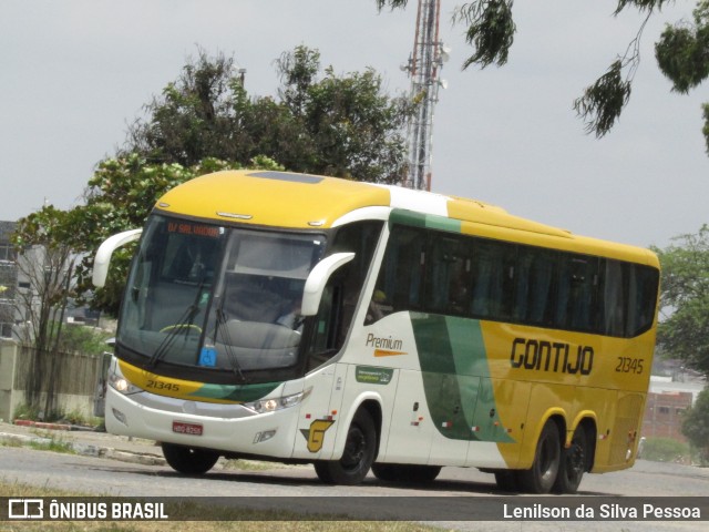 Empresa Gontijo de Transportes 21345 na cidade de Caruaru, Pernambuco, Brasil, por Lenilson da Silva Pessoa. Número da foto: #12710324.