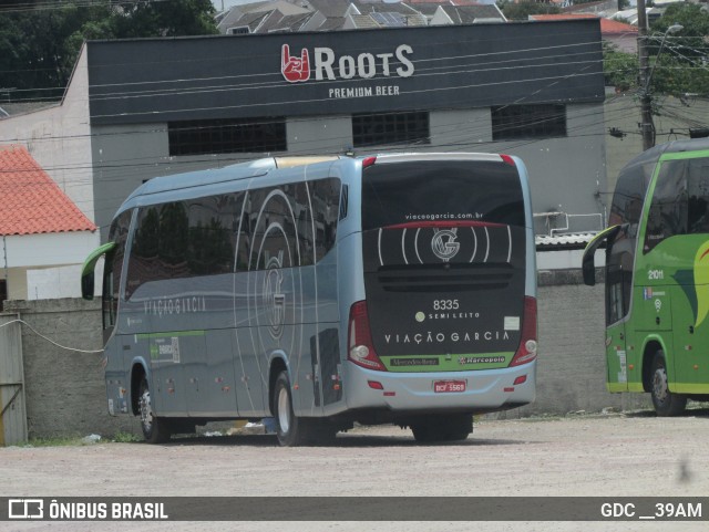 Viação Garcia 8335 na cidade de Curitiba, Paraná, Brasil, por GDC __39AM. Número da foto: #12710958.