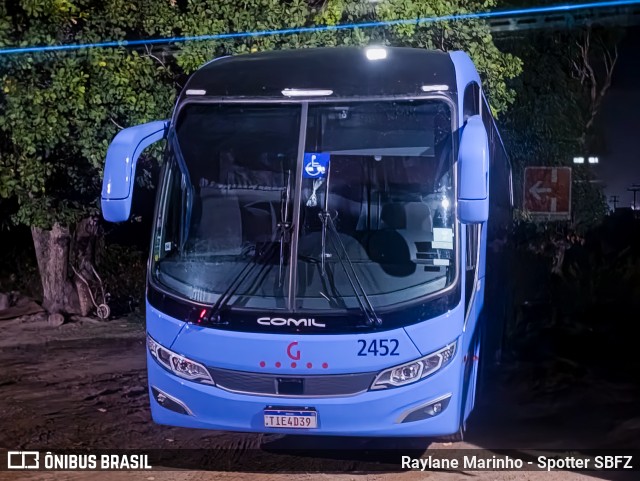 Expresso Guanabara 2452 na cidade de Santa Inês, Maranhão, Brasil, por Raylane Marinho - Spotter SBFZ. Número da foto: #12711406.