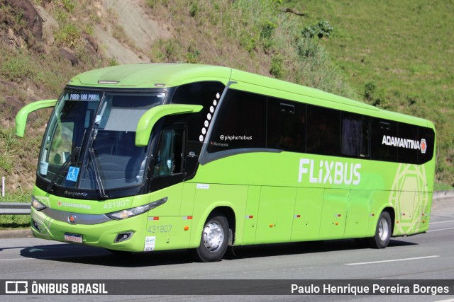 Expresso Adamantina 431907 na cidade de Piraí, Rio de Janeiro, Brasil, por Paulo Henrique Pereira Borges. Número da foto: #12709935.
