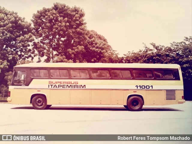 Viação Itapemirim 11001 na cidade de Cachoeiro de Itapemirim, Espírito Santo, Brasil, por Robert Feres Tompsom Machado. Número da foto: #12710145.