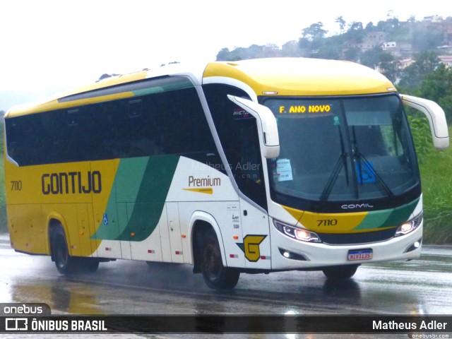 Empresa Gontijo de Transportes 7110 na cidade de Belo Horizonte, Minas Gerais, Brasil, por Matheus Adler. Número da foto: #12710679.