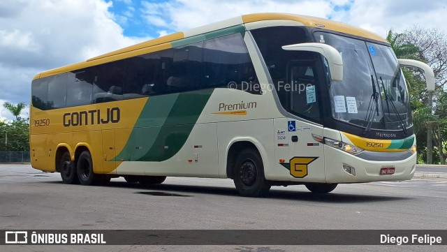Empresa Gontijo de Transportes 19250 na cidade de Formiga, Minas Gerais, Brasil, por Diego Felipe. Número da foto: #12710799.