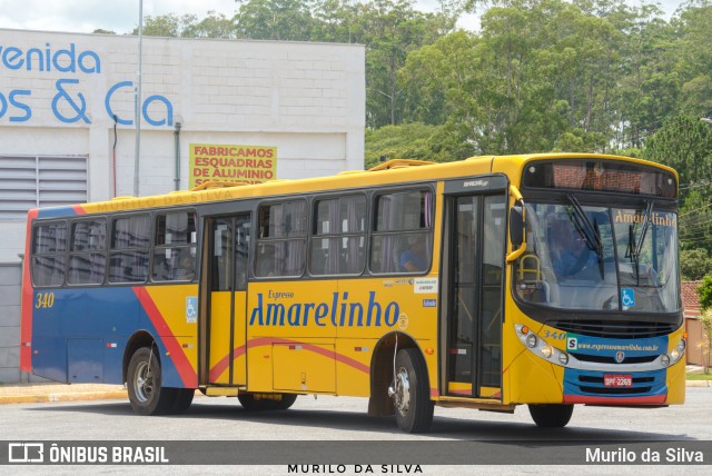 Expresso Amarelinho 340 na cidade de Capão Bonito, São Paulo, Brasil, por Murilo da Silva. Número da foto: #12711669.