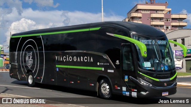 Viação Garcia 92040 na cidade de Ponta Grossa, Paraná, Brasil, por Jean Lemes S. Número da foto: #12712063.