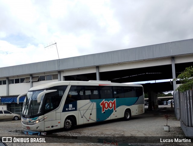 Auto Viação 1001 RJ 108.519 na cidade de Campos dos Goytacazes, Rio de Janeiro, Brasil, por Lucas Martins. Número da foto: #12712110.