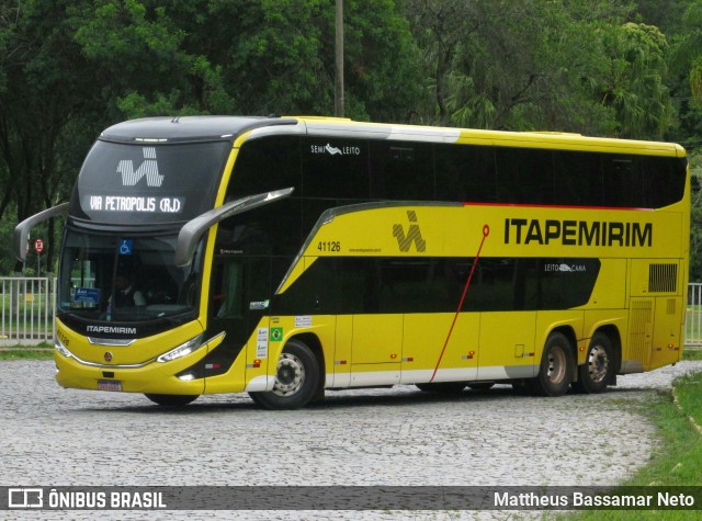 Viação Nova Itapemirim 41126 na cidade de Juiz de Fora, Minas Gerais, Brasil, por Mattheus Bassamar Neto. Número da foto: #12712018.