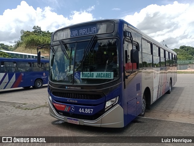 Viação Jacareí 44.867 na cidade de Santa Isabel, São Paulo, Brasil, por Luiz Henrique. Número da foto: #12711803.