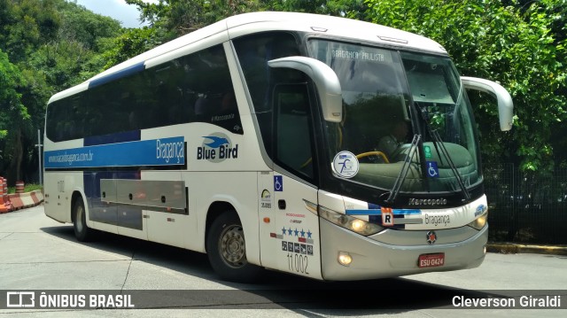 Auto Viação Bragança 11.002 na cidade de São Paulo, São Paulo, Brasil, por Cleverson Giraldi. Número da foto: #12713311.