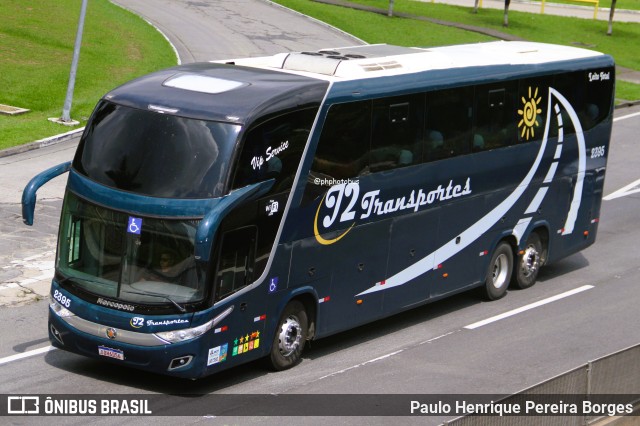 J2 Transportes e Turismo 2395 na cidade de Piraí, Rio de Janeiro, Brasil, por Paulo Henrique Pereira Borges. Número da foto: #12712945.