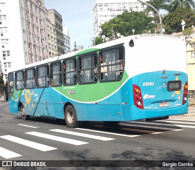 Viação Grande Vitória 23090 na cidade de Vitória, Espírito Santo, Brasil, por Sergio Corrêa. Número da foto: #12711953.