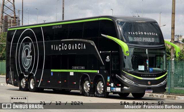 Viação Garcia 98020 na cidade de São Paulo, São Paulo, Brasil, por Moaccir  Francisco Barboza. Número da foto: #12712625.