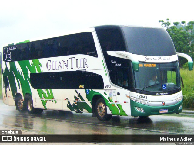 Viação GuanTur 2043 na cidade de Belo Horizonte, Minas Gerais, Brasil, por Matheus Adler. Número da foto: #12713322.