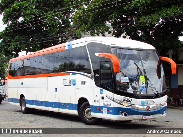 Expresso União 10357 na cidade de Pirapora, Minas Gerais, Brasil, por Andrew Campos. Número da foto: #12713576.