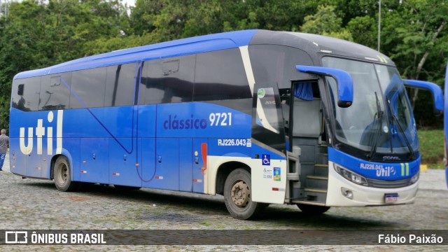 UTIL - União Transporte Interestadual de Luxo 9721 na cidade de Ribeirão Vermelho, Minas Gerais, Brasil, por Fábio Paixão. Número da foto: #12711817.