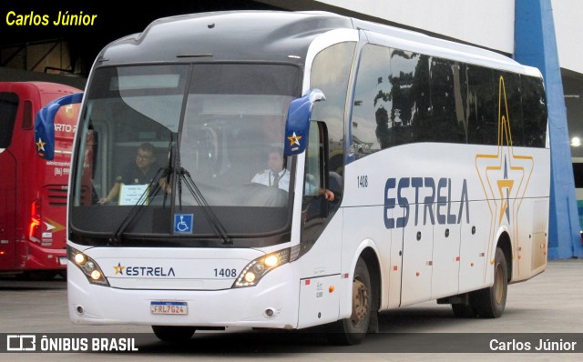 Viação Estrela 1408 na cidade de Goiânia, Goiás, Brasil, por Carlos Júnior. Número da foto: #12714137.