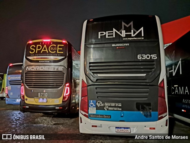 Empresa de Ônibus Nossa Senhora da Penha 63015 na cidade de Registro, São Paulo, Brasil, por Andre Santos de Moraes. Número da foto: #12713541.