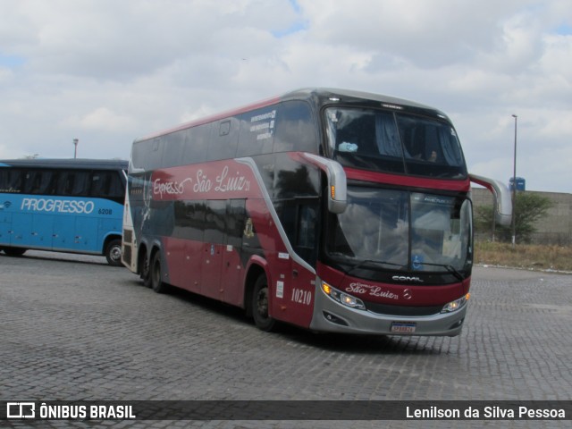 Expresso São Luiz 10210 na cidade de Caruaru, Pernambuco, Brasil, por Lenilson da Silva Pessoa. Número da foto: #12713552.