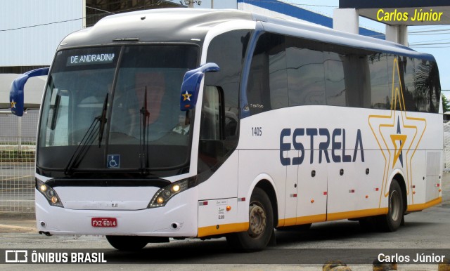 Viação Estrela 1405 na cidade de Goiânia, Goiás, Brasil, por Carlos Júnior. Número da foto: #12714026.