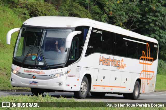 Hashtag Tur 7694 na cidade de Piraí, Rio de Janeiro, Brasil, por Paulo Henrique Pereira Borges. Número da foto: #12712808.