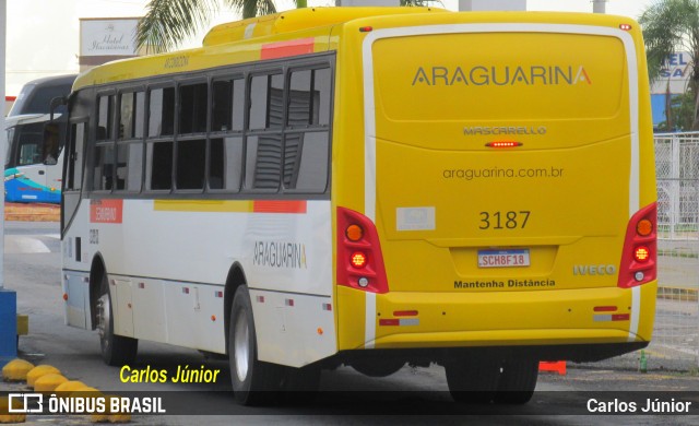 Viação Araguarina 3187 na cidade de Goiânia, Goiás, Brasil, por Carlos Júnior. Número da foto: #12712064.