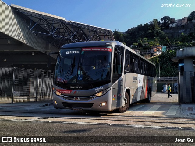 BR Mobilidade Baixada Santista 8054 na cidade de Santos, São Paulo, Brasil, por Jean Gu. Número da foto: #12711623.