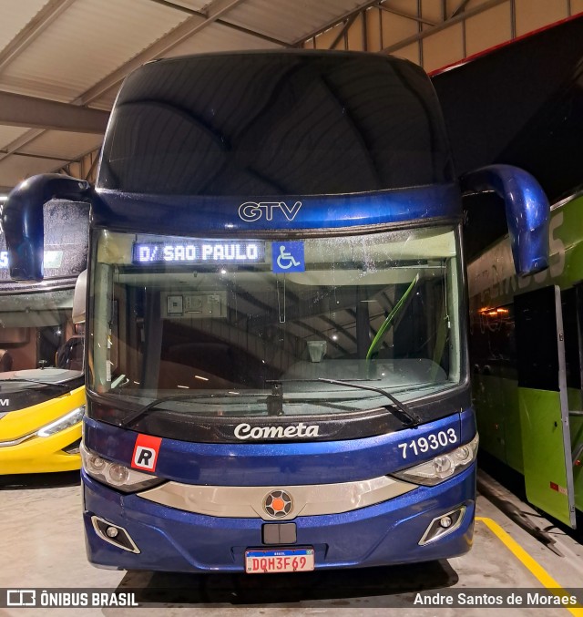 Viação Cometa 719303 na cidade de Registro, São Paulo, Brasil, por Andre Santos de Moraes. Número da foto: #12713497.