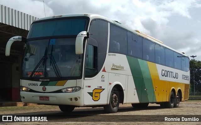 Empresa Gontijo de Transportes 17265 na cidade de São João Evangelista, Minas Gerais, Brasil, por Ronnie Damião. Número da foto: #12714983.