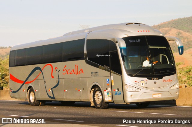 Scalla Tur Transportes 2018 na cidade de Roseira, São Paulo, Brasil, por Paulo Henrique Pereira Borges. Número da foto: #12716173.