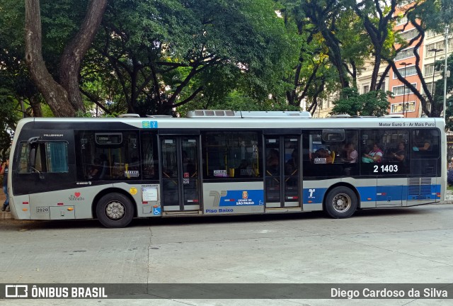 Sambaíba Transportes Urbanos 2 1403 na cidade de São Paulo, São Paulo, Brasil, por Diego Cardoso da Silva. Número da foto: #12714848.