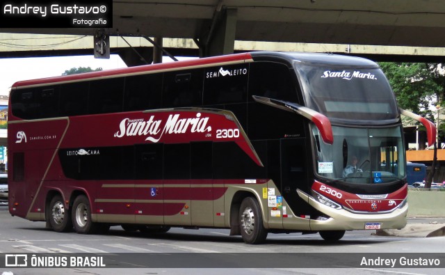 Santa Maria Fretamento e Turismo > Transportes Santa Maria(SP) 2300 na cidade de Belo Horizonte, Minas Gerais, Brasil, por Andrey Gustavo. Número da foto: #12717273.