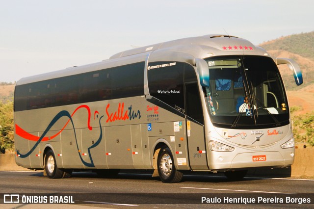 Scalla Tur Transportes 2027 na cidade de Roseira, São Paulo, Brasil, por Paulo Henrique Pereira Borges. Número da foto: #12716180.