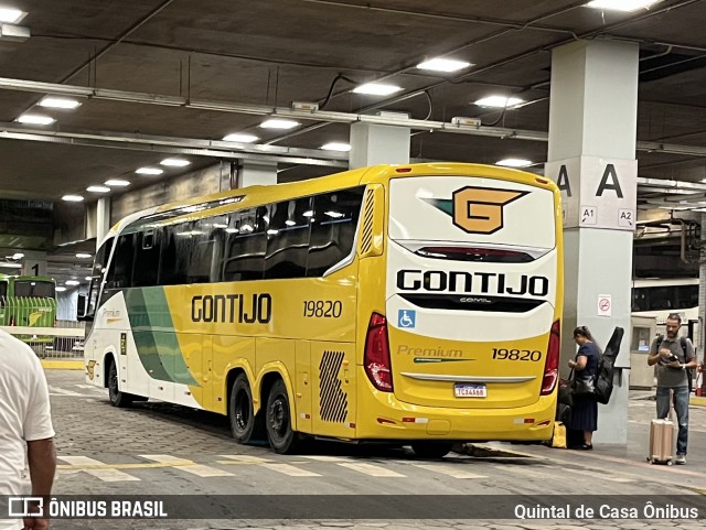 Empresa Gontijo de Transportes 19820 na cidade de Belo Horizonte, Minas Gerais, Brasil, por Quintal de Casa Ônibus. Número da foto: #12716311.