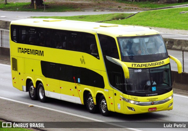 Viação Itapemirim 17405 na cidade de Resende, Rio de Janeiro, Brasil, por Luiz Petriz. Número da foto: #12715120.