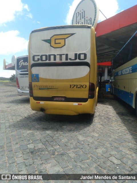 Empresa Gontijo de Transportes 17120 na cidade de Estiva, Minas Gerais, Brasil, por Jardel Mendes de Santana. Número da foto: #12715917.