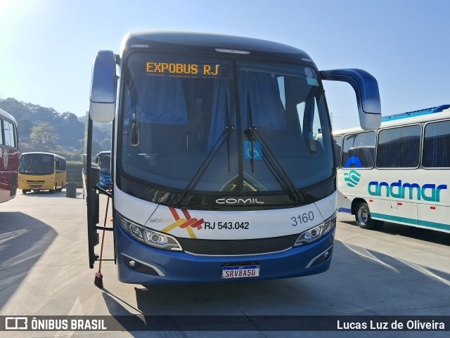Solazer Transportes e Turismo RJ 543.042 na cidade de Duque de Caxias, Rio de Janeiro, Brasil, por Lucas Luz de Oliveira. Número da foto: #12715056.