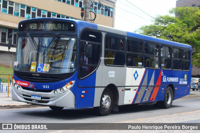 Viação Sul Fluminense 1222 na cidade de Volta Redonda, Rio de Janeiro, Brasil, por Paulo Henrique Pereira Borges. Número da foto: #12715628.