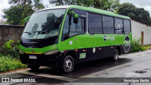 Melhorim Turismo 3520 na cidade de Vila Velha, Espírito Santo, Brasil, por Henrique Netto. Número da foto: #12716072.