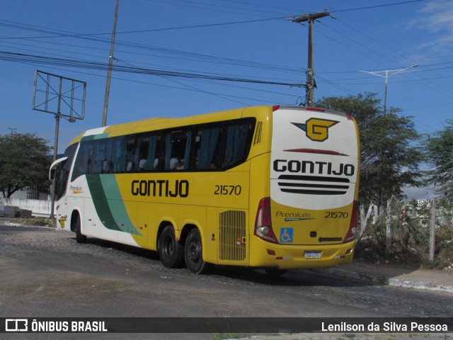 Empresa Gontijo de Transportes 21570 na cidade de Caruaru, Pernambuco, Brasil, por Lenilson da Silva Pessoa. Número da foto: #12716182.