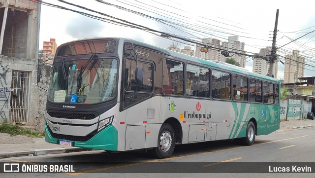 Auto Viação Urubupungá 00240 na cidade de Osasco, São Paulo, Brasil, por Lucas Kevin. Número da foto: #12716685.