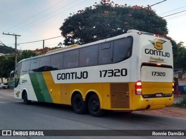 Empresa Gontijo de Transportes 17320 na cidade de São João Evangelista, Minas Gerais, Brasil, por Ronnie Damião. Número da foto: #12715008.