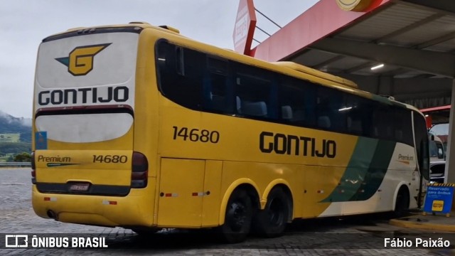 Empresa Gontijo de Transportes 14680 na cidade de Estiva, Minas Gerais, Brasil, por Fábio Paixão. Número da foto: #12716008.