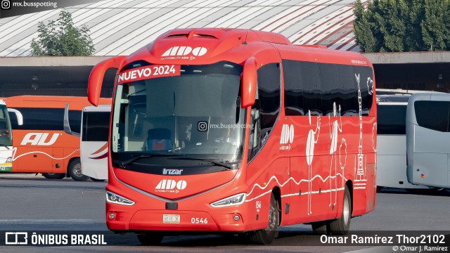 ADO - Autobuses de Oriente 0546 na cidade de Venustiano Carranza, Ciudad de México, México, por Omar Ramírez Thor2102. Número da foto: #12715526.