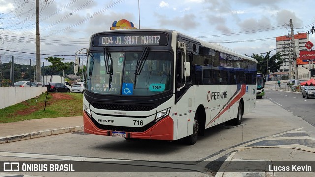 Viação Fervima 716 na cidade de Taboão da Serra, São Paulo, Brasil, por Lucas Kevin. Número da foto: #12714735.